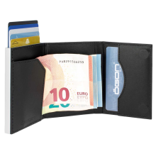 Ögon Cascade Wallet Kartenetui RFID-safe Glossy rot