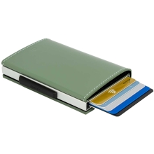 Ögon Cascade Wallet Kartenetui RFID-safe Glossy Lichen