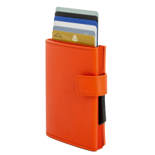 Ögon Cascade Wallet Snap Kartenetui RFID-safe Full Orange