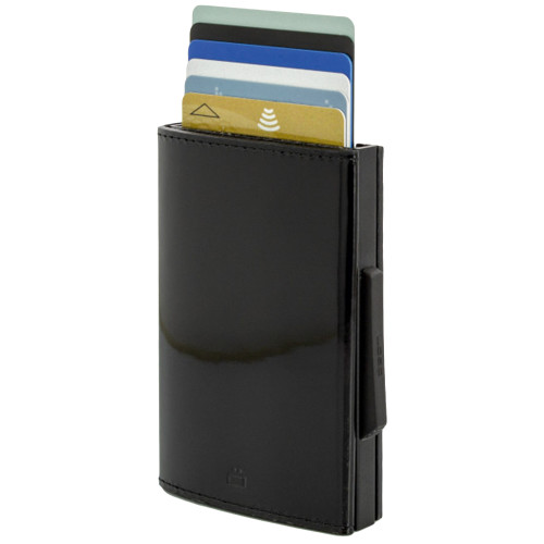 Ögon Cascade Wallet Kartenetui RFID-safe Glossy Schwarz