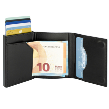Ögon Cascade Wallet Kartenetui RFID-safe Glossy Schwarz
