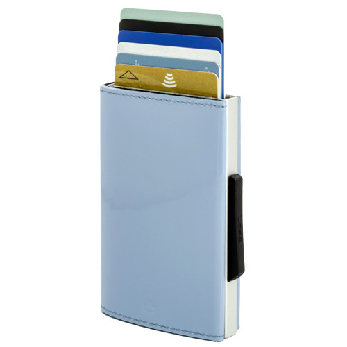 Ögon Cascade Wallet Kartenetui RFID-safe Glossy Sky Blue