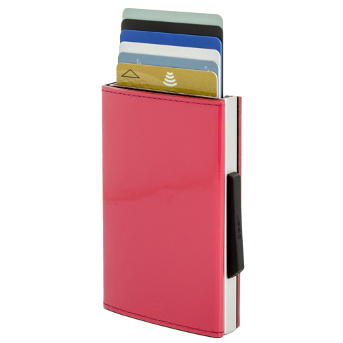 Ögon Cascade Wallet Kartenetui RFID-safe Glossy Raspberry