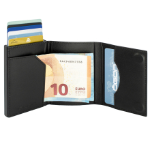 Ögon Cascade Wallet Kartenetui RFID-safe Traforato Schwarz