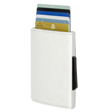 Ögon Cascade Wallet Kartenetui RFID-safe Traforato Weiß