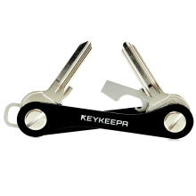 Keykeepa Classic Key Organizer Schlüssel Manager Schwarz