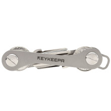 Keykeepa Classic Key Organizer Schlüssel Manager Silber