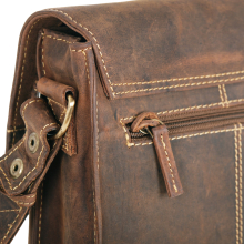 Greenburry Vintage 1749-25 Leder Messenger Schultertasche für Herren
