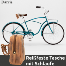Darcis Fahrradtasche aus Leder