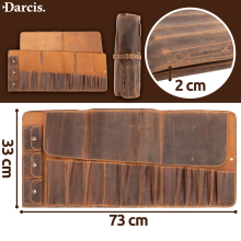 Darcis Vintage Werkzeugtasche Braun aus hochwertigem...