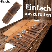 Darcis Werkzeugtasche Leder Braun