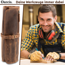 Darcis Werkzeugtasche Leder Braun