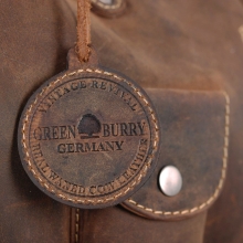 Greenburry Vintage 1916-25 Leder Schultertasche für Damen