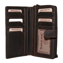 GreenLand Westcoast 880-25 Vintage Leder Geldbörse...