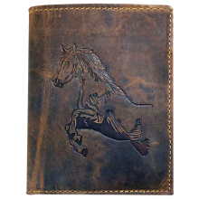 Greenburry Vintage 1701-Horse Leder Geldbeutel mit...