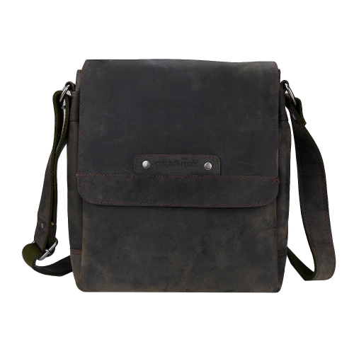 Greenburry Vintage Revival 1952-22 Leder Messenger Schultertasche
