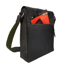 Greenburry Vintage Revival 1952-22 Leder Messenger Schultertasche