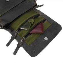 Greenburry Vintage Revival 1952-22 Leder Messenger Schultertasche