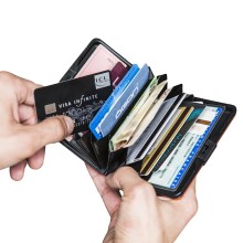 Ögon Big Stockholm Card Holder Kartenetui RFID-safe Blau