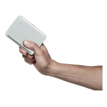 Ögon Stockholm V2 Card Holder Kartenetui RFID-safe wasserdicht Silber