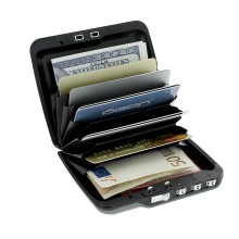 Ögon Code Wallet Mini Safe Kartenetui RFID-safe Platinum