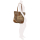 Sunsa Handcrafted 51694 Vintage Schultertasche aus Canvas und Leder für Damen