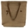 Sunsa One-Kind Handbags 51806 Vintage Shopper Schultertasche aus Canvas und Leder für Damen