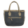 Sunsa Vintage 51912 Handtasche aus Canvas, Leder und Fell für Damen