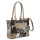 Sunsa Vintage 91054 Schultertasche aus Leder und Fell