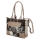 Sunsa Vintage 91054 Schultertasche aus Leder und Fell