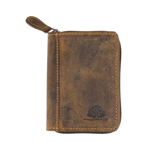 Greenburry Vintage 1626-25 Leder Kartenetui RFID-Safe