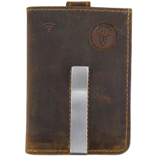 Greenburry Vintage 1614-25 Leder Kartenetui  Money-Clip RFID-safe