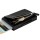 Ögon Cascade Zipper Wallet Kartenetui RFID-safe mit Münzfach Schwarz-Schwarz