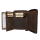 Greenburry Vintage 821A-25 Leder Portemonnaie mit Münzfach Braun