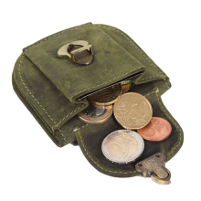 Greenburry Vintage 1753-25 - 333-30 Mini Leder Portemonnaie mit Münzfach