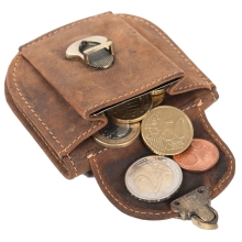 Greenburry Vintage 1753-25 Mini Leder Portemonnaie mit Münzfach